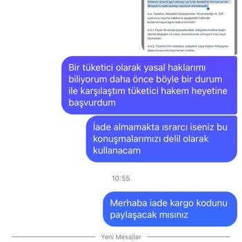Sevanna Butikten Shopier Üzerinden Aldığım Ürünü İade Edememe