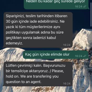 Stradivarius Ürün Geç Ulaştırma
