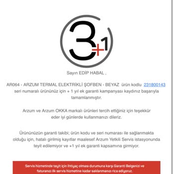 Arzum Etkisiz Garanti, Para Boşa Gitti