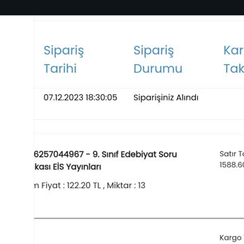 Kitapbizde.com Siparişi Göndermedi. İletişim Kanallarına Ulaşılmıyor