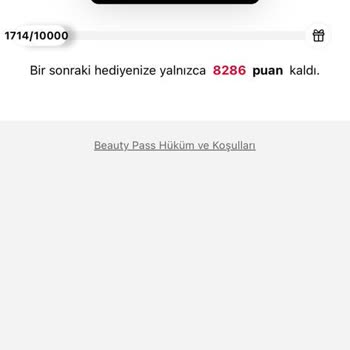 Sephora Karta Aldığım Ürünlerin Puanı Yansıtılmadı