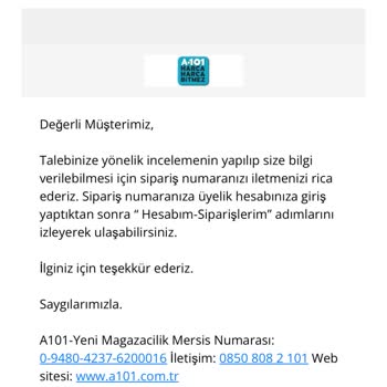 A101 Faturasız Ürün Satıyor