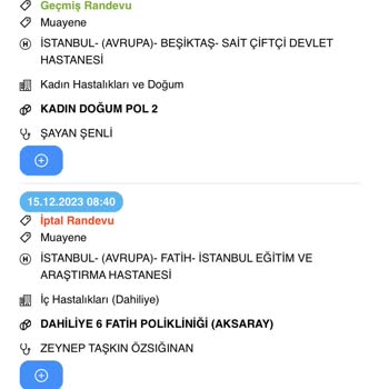 Beşiktaş Sait Çiftçi Devlet Hastanesi Doktor Tarafından Görülen Saygısızlık