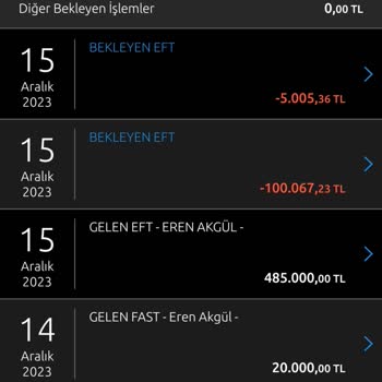 Yapı Kredi Bankası Bekleyen EFT Sorunu