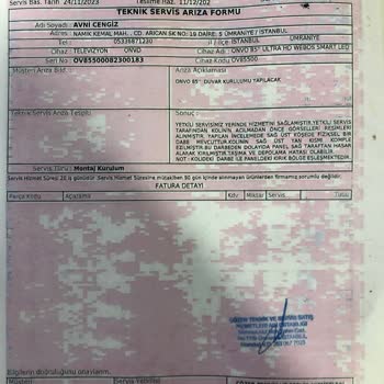 Evkur Kırık Televizyon Gelmesi