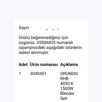 Media Markt İnternet Siparişimi Talebim Olmaksızın İptal Etti