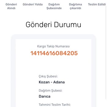 Sürat Kargo Şikayeti, Kargo Teslim Edilmiyor