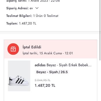 Boyner İndirim Yapıp Ürünü Yollamıyor