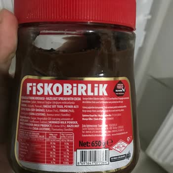 Fiskobirlik Plastik Kokan Kakaolu Fındık Kreması
