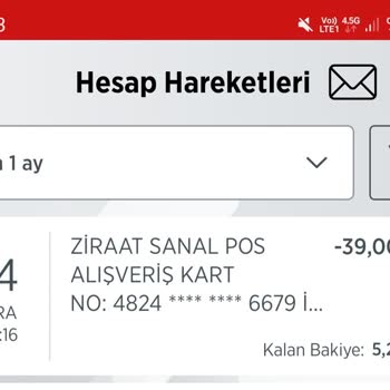 Ziraat Bankası Iyzico Ziraat Hesabımdan Para Çekmiş