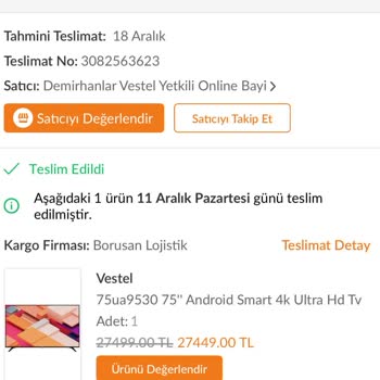 Trendyol Yanlış Bilgilendirme Yapılması