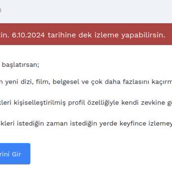 Blutv Üyelik İptalinin Bir Yıl Sonraya Ertelenmesi