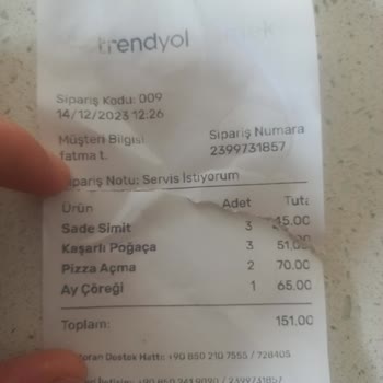 Trendyol Eksik Ürün Gelmesi