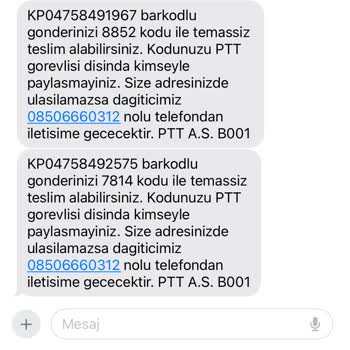 PTT Kargo Şikayet Talebi Rez