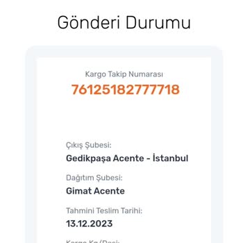 Sürat Kargo Geciken Kargo Ve Sorumsuzluk