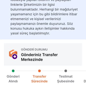 Trendyol Ekspres Kargomu Kaybetti