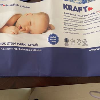 Kraft Baby Pamuk Yatak, Sentetik Sünger Çıktı