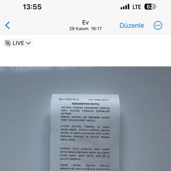 Trendyol'dan Alınan Televizyon Kırık Çıktı