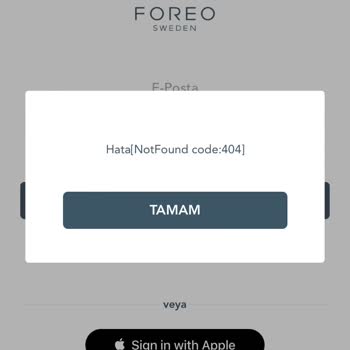 Foreo Uygulaması Aylardır Çalışmıyor!