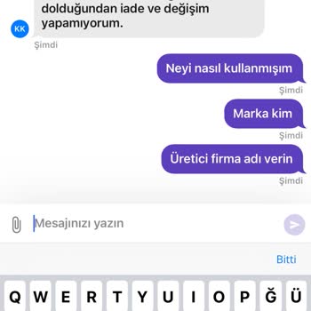 Getir Sattığı Ürünün Arkasında Durmuyor