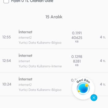 Turkcell Mobil Veri Kapalı Olduğu Halde Ücret Kesintisi