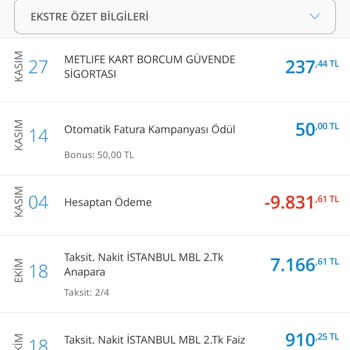 Metlife Kart Borcum Güvende