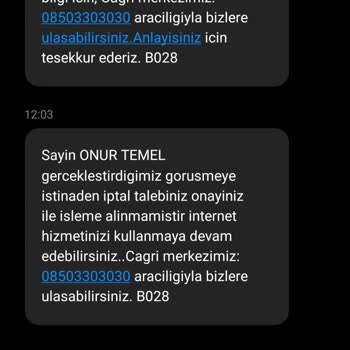 Telkotürk Abonelik İptalimi Yapmıyor