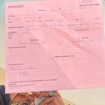 Mango Mağduriyetimin Giderilmesi İstiyorum
