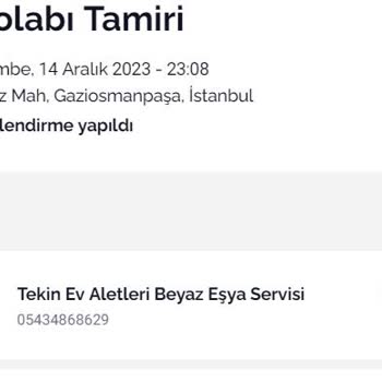 Armut Üzerinden Bulunan Teknik Servis İşini Yapmadı
