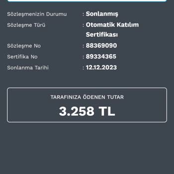 Türkiye Hayat Emeklilik BES İptal Havuz