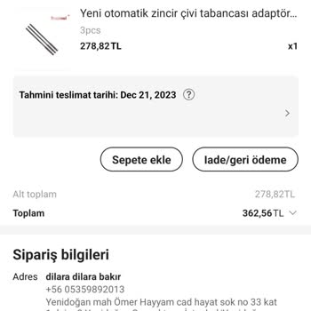 Aliexpress Ürün İptali Para İadesi