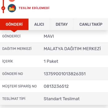 KARGOMsende Kargom Yok Kayıp