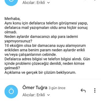 (Erikli) Bir Türlü Ödenmeyen Depozito