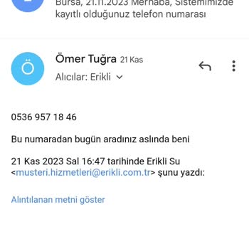 (Erikli) Bir Türlü Ödenmeyen Depozito