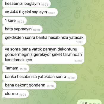 Telegram Mağduriyet Yaşadım: Paraya Erişemiyorum!