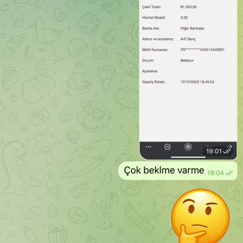Telegram Mağduriyet Yaşadım: Paraya Erişemiyorum!