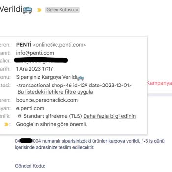 Kargoist İsimli Kargo Şirketi Paketimi Teslim Etmiyor