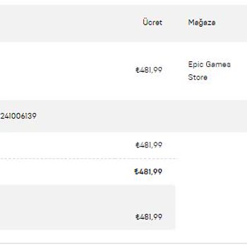 Epic Games İade Parası Gelmedi