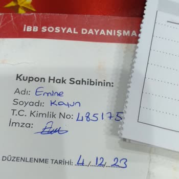 İbb Sosyal Yardım Kuponu
