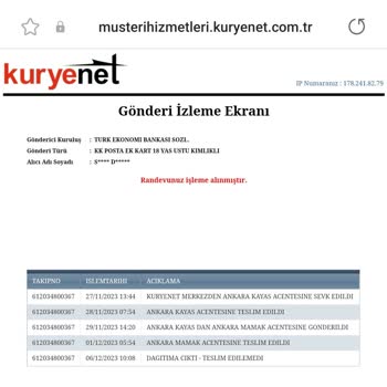 Kuryenet TEB Kredi Kartım Nerede?