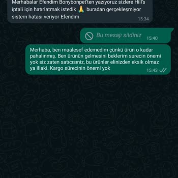 Trendyol Siparişi, Rahatsız Edilişim