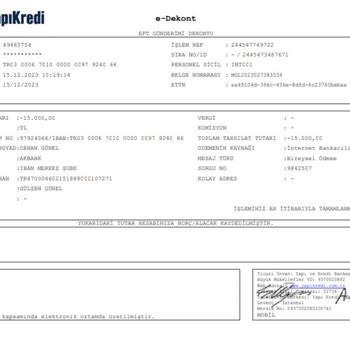 Yapı Kredi Bankası EFT Gerçekleşmeme Sorunu