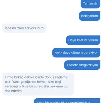 Obilet Yolda Bırakır Hatasını Düzeltmez Ve İlgisiz