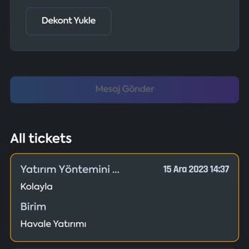 Starzbet Yatırımın Hesaba Geçmemesi