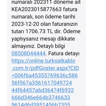 Kablo Net İade Edilen Cihaz Adına Fatura Çıkarılması