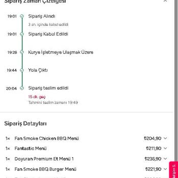Yemeksepeti'nin Rızam Ve Onayım Dışında İade/İptal Oluşturması