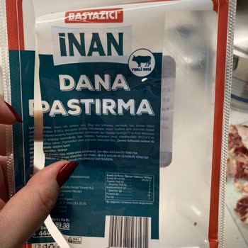 Başyazıcı İnan Marka Pastırmanın Yarısından Fazlasının İç Yağı Olması