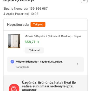 Hepsiburada Ucuz Siparişi Göndermiyor