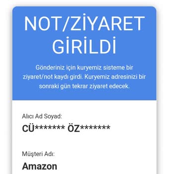 AGT Kargo Evde Olmamıza Rağmen Kargoyu Teslim Etmedi