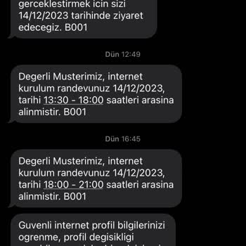 Türk Telekom İnternet Başvurusunun Gerçekleşmemesi